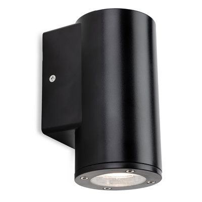 Black 14.8cm H Outdoor Armed Sconce