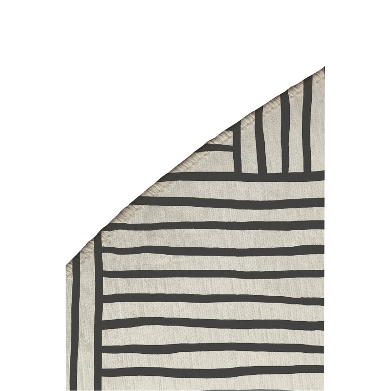Tapis de jeu Grid Puz, Ivoire/gris anthracite