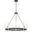 Lustre de roue de style bougie 9 lumières façon bougie Doucette