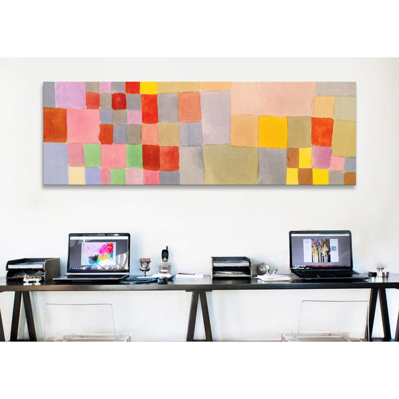 « flore on the sable », impression sur toile, H 16 po x l 48 po x P 1,5 po, Toile tendue