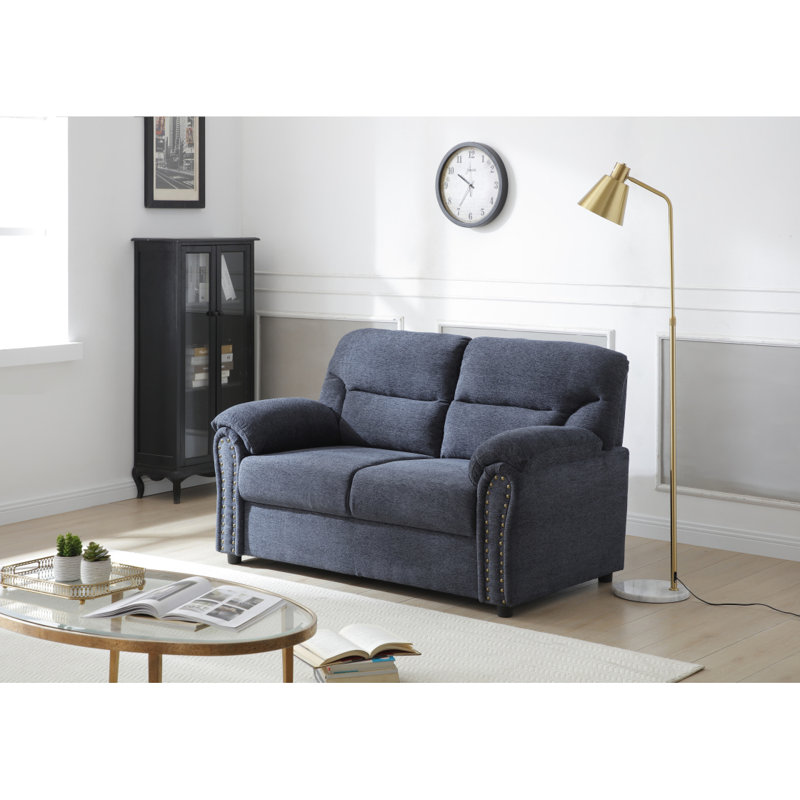 Causeuse Hamilton G00550A-L - bleu, Bleu