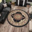 Tapis beige / noir Clarence-20963614