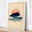 Mount Fuji at Dawn Japandi - Wrapped Canvas-1031962893-1031962881
