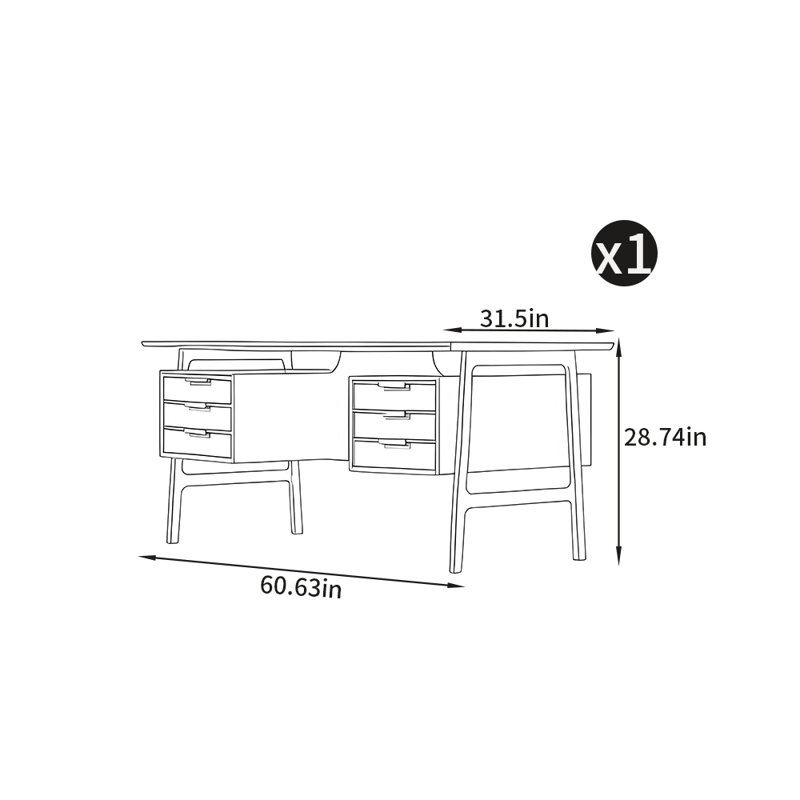 Bureau de style moderne