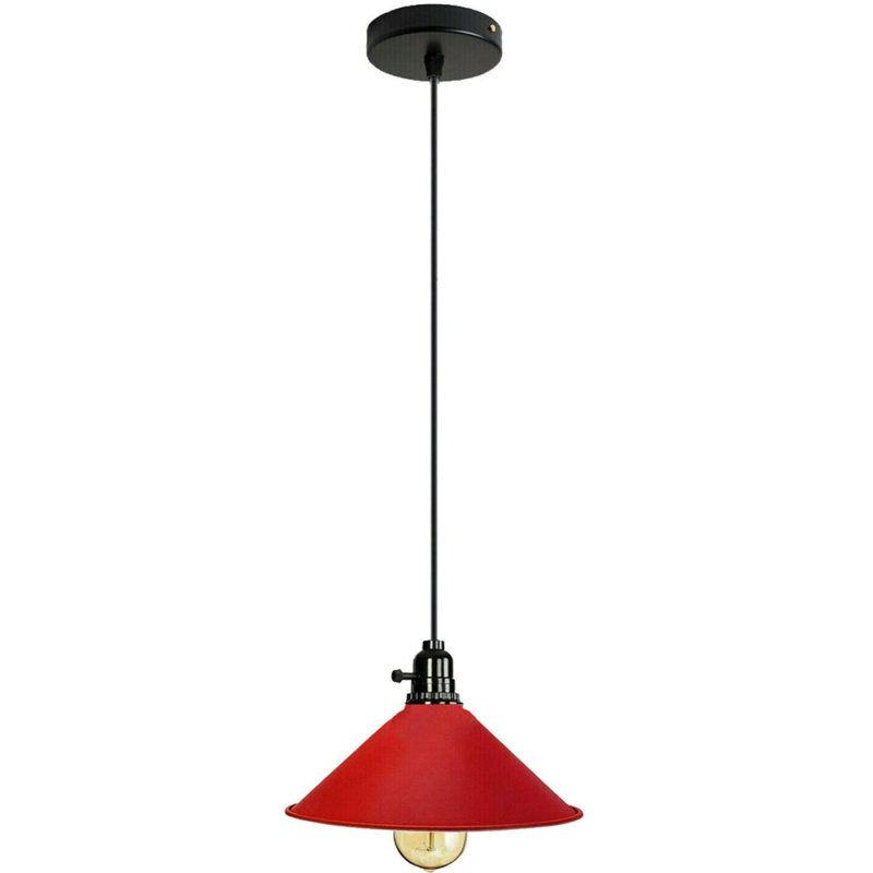 Faris 1 - Light Black Pendant, Red