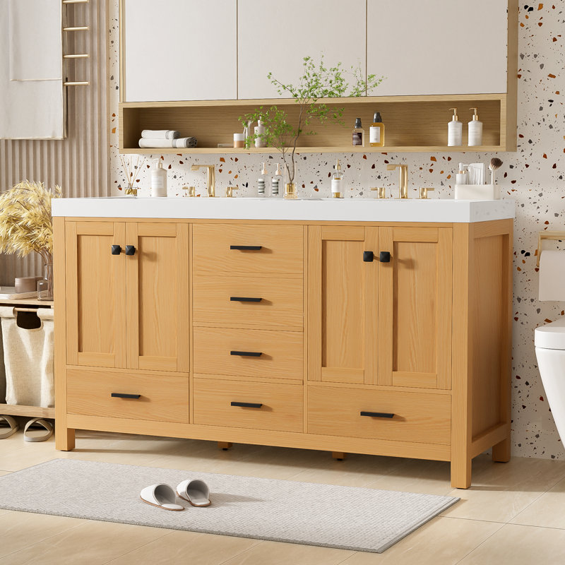 Meuble-lavabo 59,3 po Barris