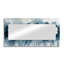 Elegant Aqua Winter Roses Elegance - Art mural miroir floral - imprimé sur métal-376352956