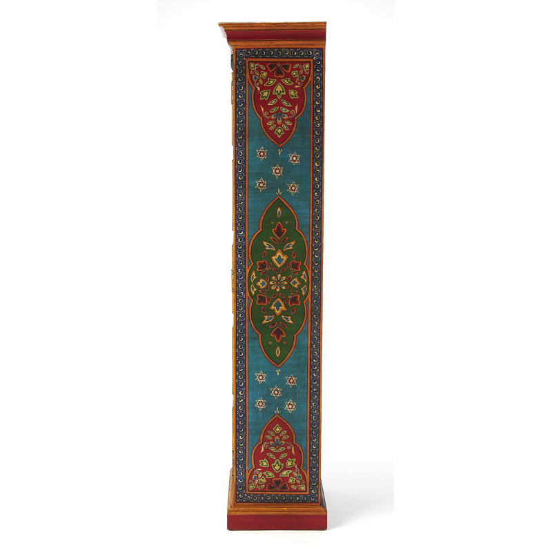 Amir Hand Painted Tall Cabinet