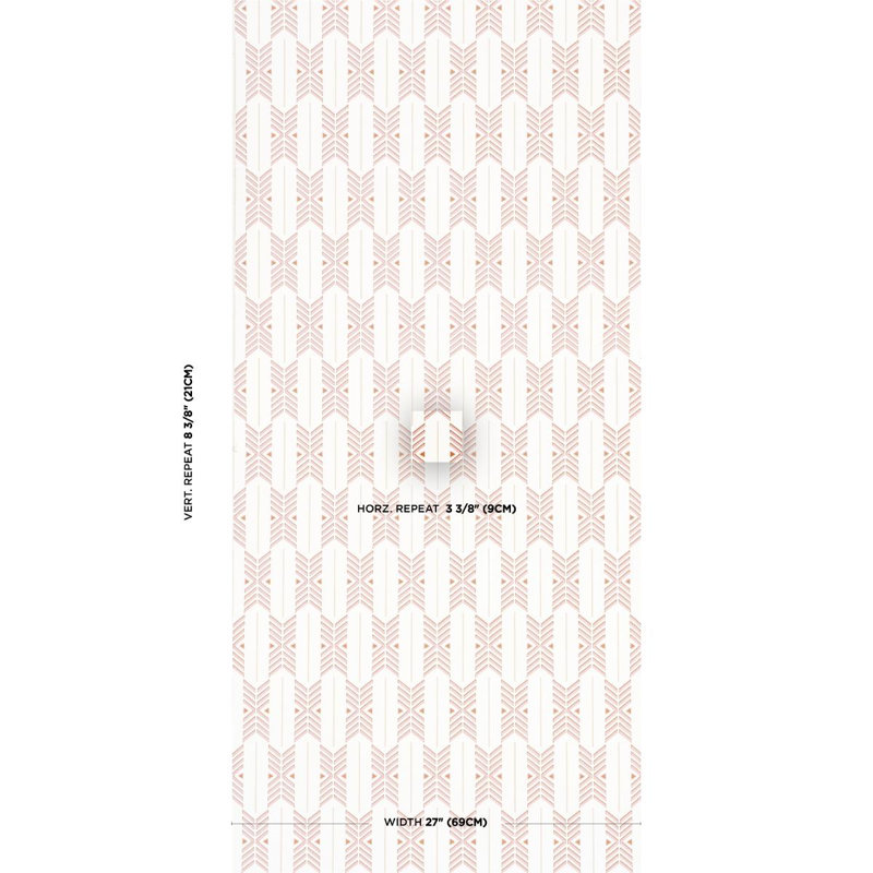 Schumacher x A Rum Fellow Quiver Wallpaper, Sunset