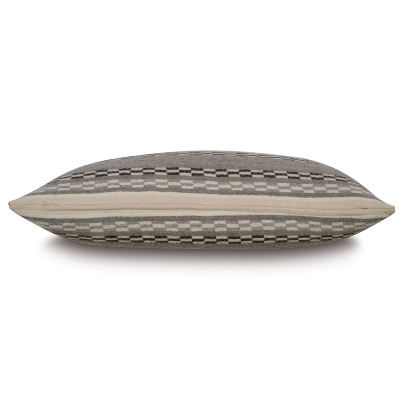 Telluride Wool Lumbar Pillow Cover & Insert, Faux Down