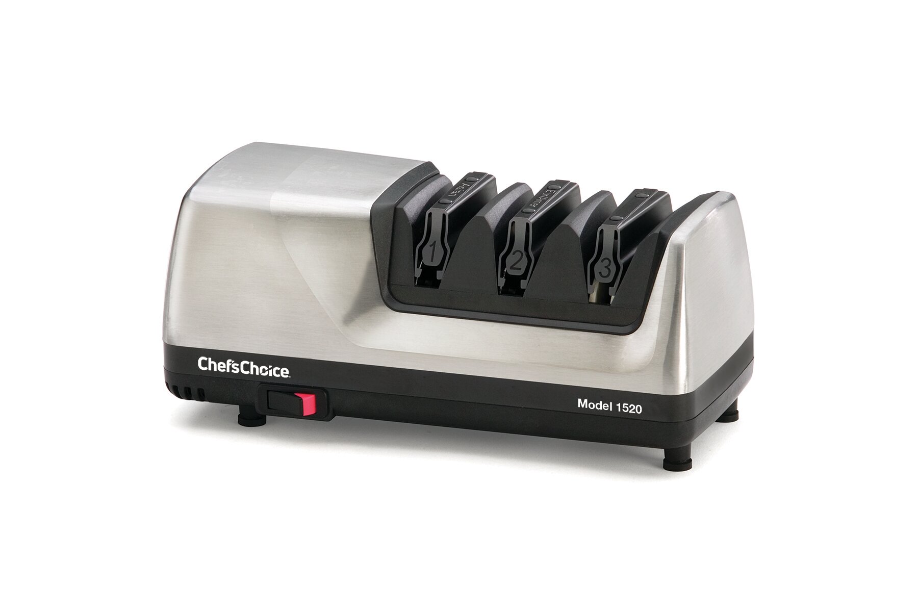 Chefs Choice 1520 Angle Select Electric Knife Sharpener - Brushed Metal