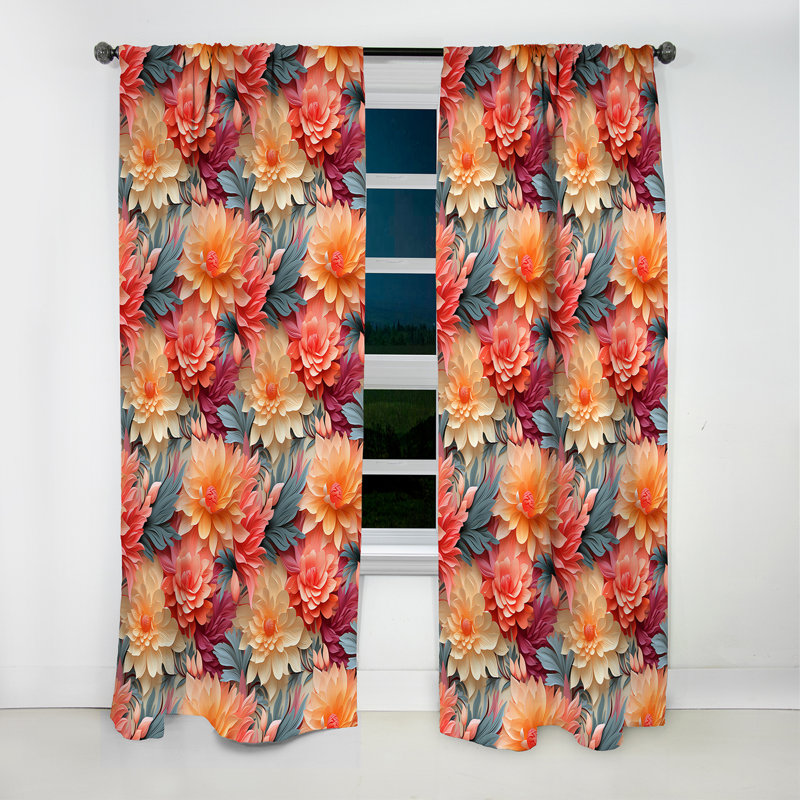 Coucher de soleil à motif tropical iv - Sunset, L 52 po x L 63 po