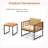 Raffield 2 - Person Outdoor Seating Group with Cushions