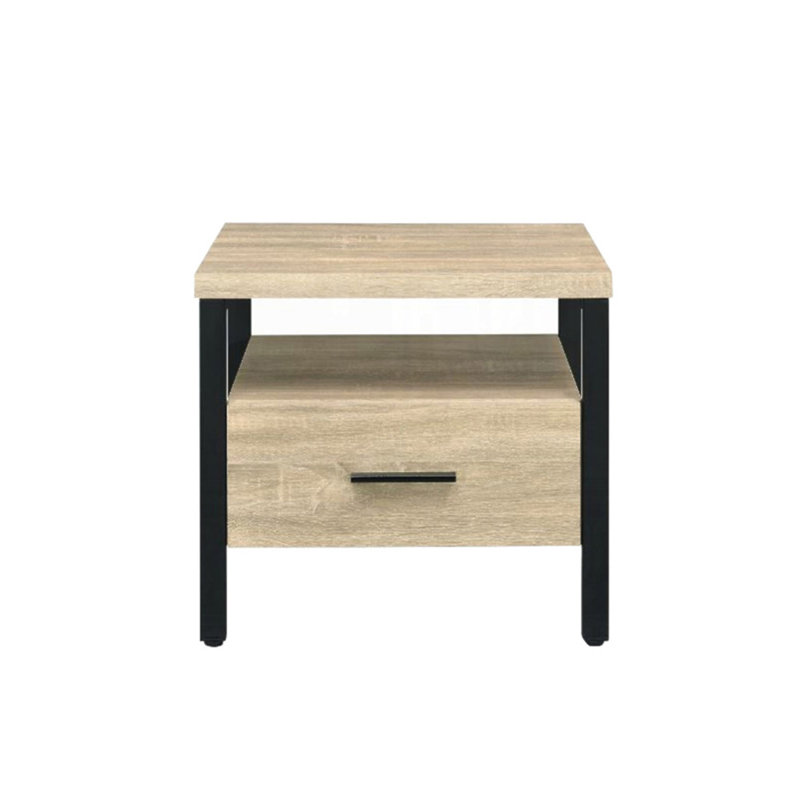 One Drawer Nightstand With 1 Tier Shelf