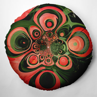Abstract Reversible Throw Pillow