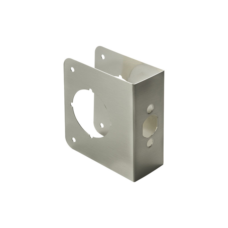 Solid Brass Door Reinforcer, Stainless Steel