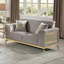 Ensemble de salon 3 pièces Duplessis Taupe-769942141-769942140