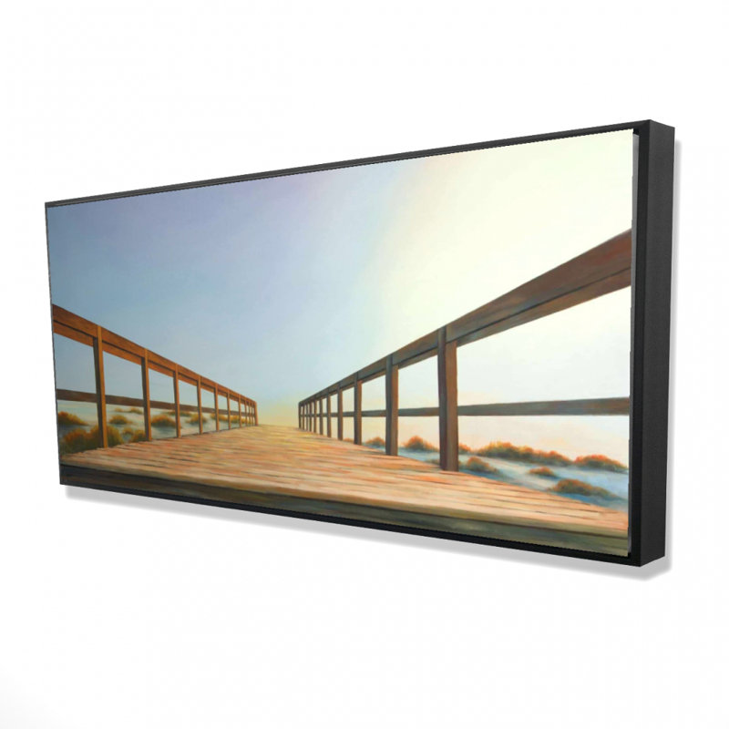 Footbridge - 24"x48" Framed canvas