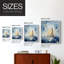 NAUTICAL Series, impression encadrée - bois massif-256377346-256377357