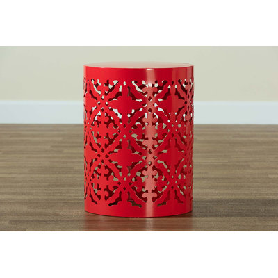 Cerallua Metal Side Table by Canora Grey