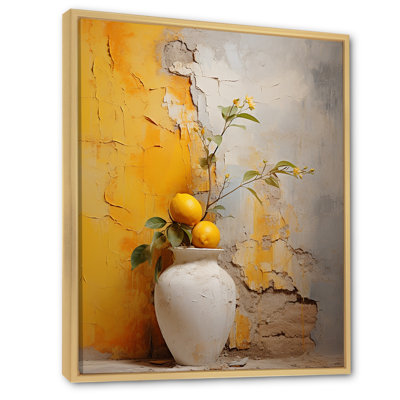" Minimalism Yellow Poteries II "