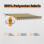 Ebern Designs Polyester Cover Retractable Patio Awning-946425485-946425483