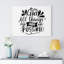 God All Things Are Possible - Wrapped Canvas Print-906146597
