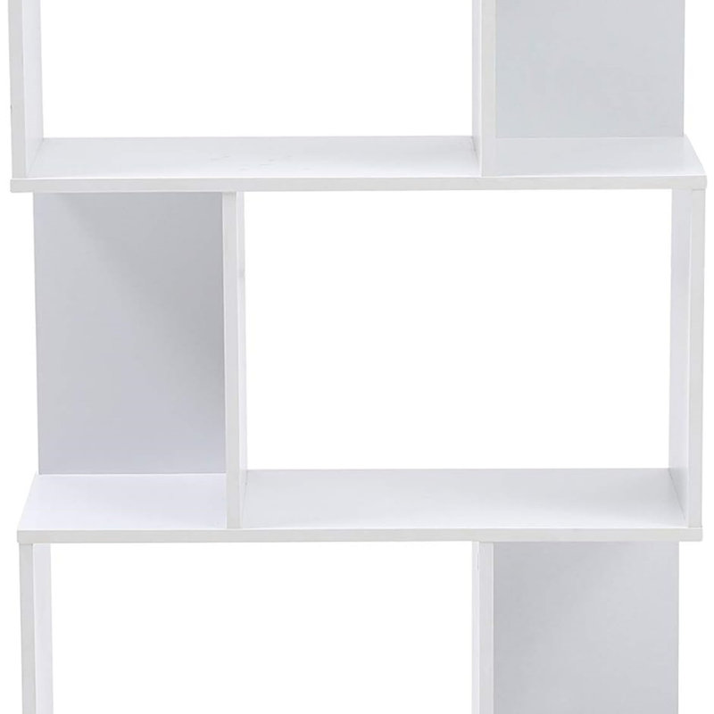 Bibliothèque moderne moderne à 3 tablettes, parfaite pour organiser et exposer avec un design élégant et fonctionnel.
