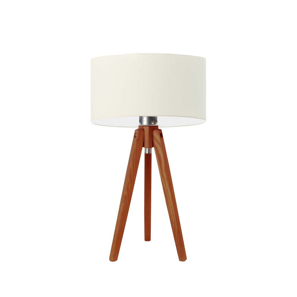 Balinas Solid Wood Tripod Lamp