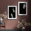 Art mural encadré, rétro, antique, classique pour chambre à coucher - 24 po x 36 po x 2 panneaux-865697603-865697601