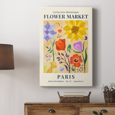 Motif floral rétro Cxxvi - galerie Cavas