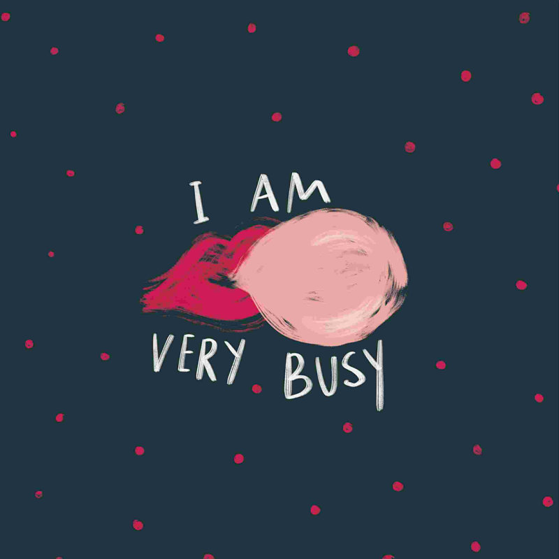 Bubble Gum Busy Lips, H 12 po x l 12 po