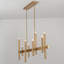 Lustre linéaire pour îlot de cuisine à 8 lumières à intensité variable Trivon-1192634594-1189726433
