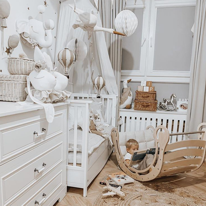 KateHaa 60cm W Wood Climber, Beige