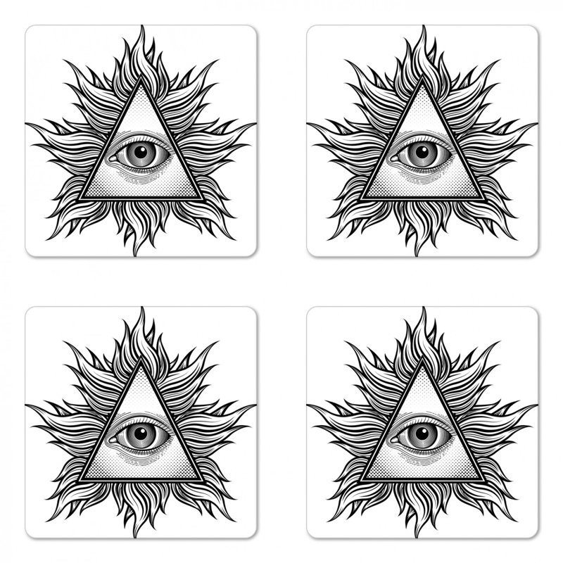 Square 4 Piece Coaster Set