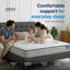 Winksleep Hydro Memory Foam Spring Mattress, Medium-Plush, 9-Zone Therma Pure-92585048