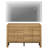 Mid Century Modern 6 Drawer Dresser TV Stand For 55 Inch TV, Entertainment Center With Curved Profile Design, Wood TV Console With Storage For Living Room-1949876077
