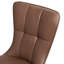 Chaise rembourrée moderne avec structure en métal-456032066