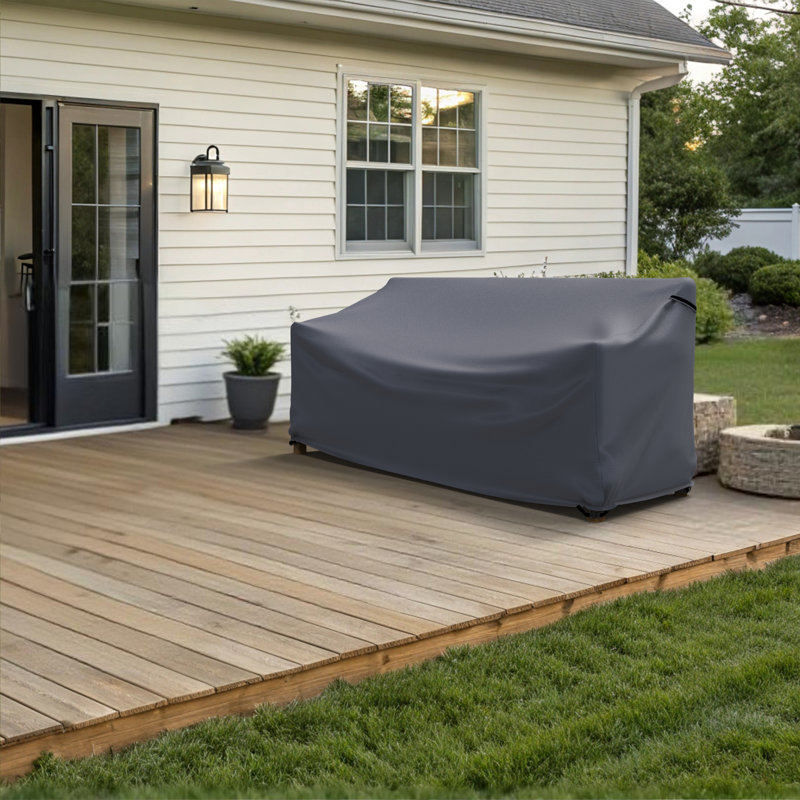 Jacie Wicker Outdoor Patio Sofa Cover