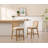 Rustic-Chic Counter Stools With Wicker Backrests And Wide Seats For Kitchen Islands And Bar Counters Set Of 2-56266405
