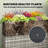 Patio Elevated Planter Box,Raised Garden Bed-979591161