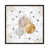 Toile avec cadre gris