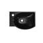 DeerValley 400mm L x 280mm W Wall Hung Bathroom Basin, Ceramic Sink with Overflow-120747504