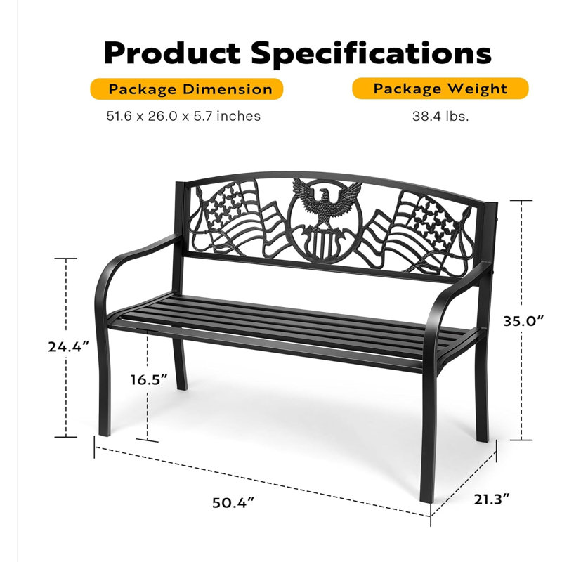 Banc d'extérieur en fonte Spevek