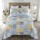 Ensemble de literie en coton matelassé 3 pièces Donna