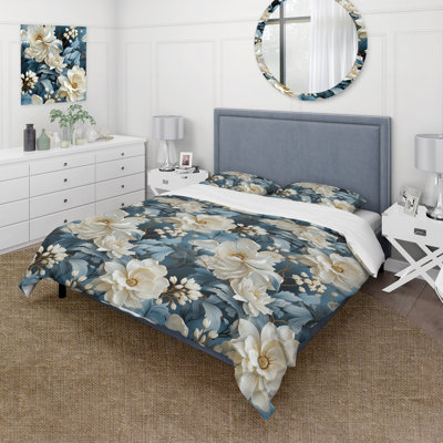 Ensemble de housse de couette Ethereal Rococo Flourish Victorian