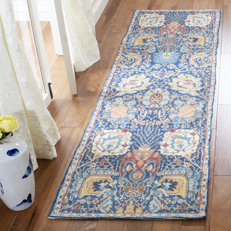 Joppatowne Hand Loomed Performance Geometric Rug, Runner 2'3" x 8'