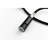 Kitchen Pull Down Faucet, Stainless Steel, Matte Black, 360 Rotatable Nozzle, Two Water Output Settings, Convenient Temperature & Flow Adjustment Black Steel Swiveling Easy-244657765