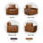 36.2" Wide Upholstered Swivel Accent Armchair-1035849842
