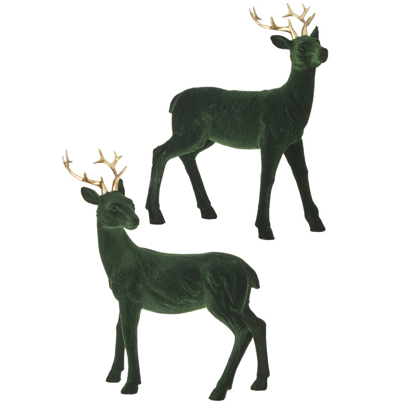 Cerf en résine 10 à 10 po